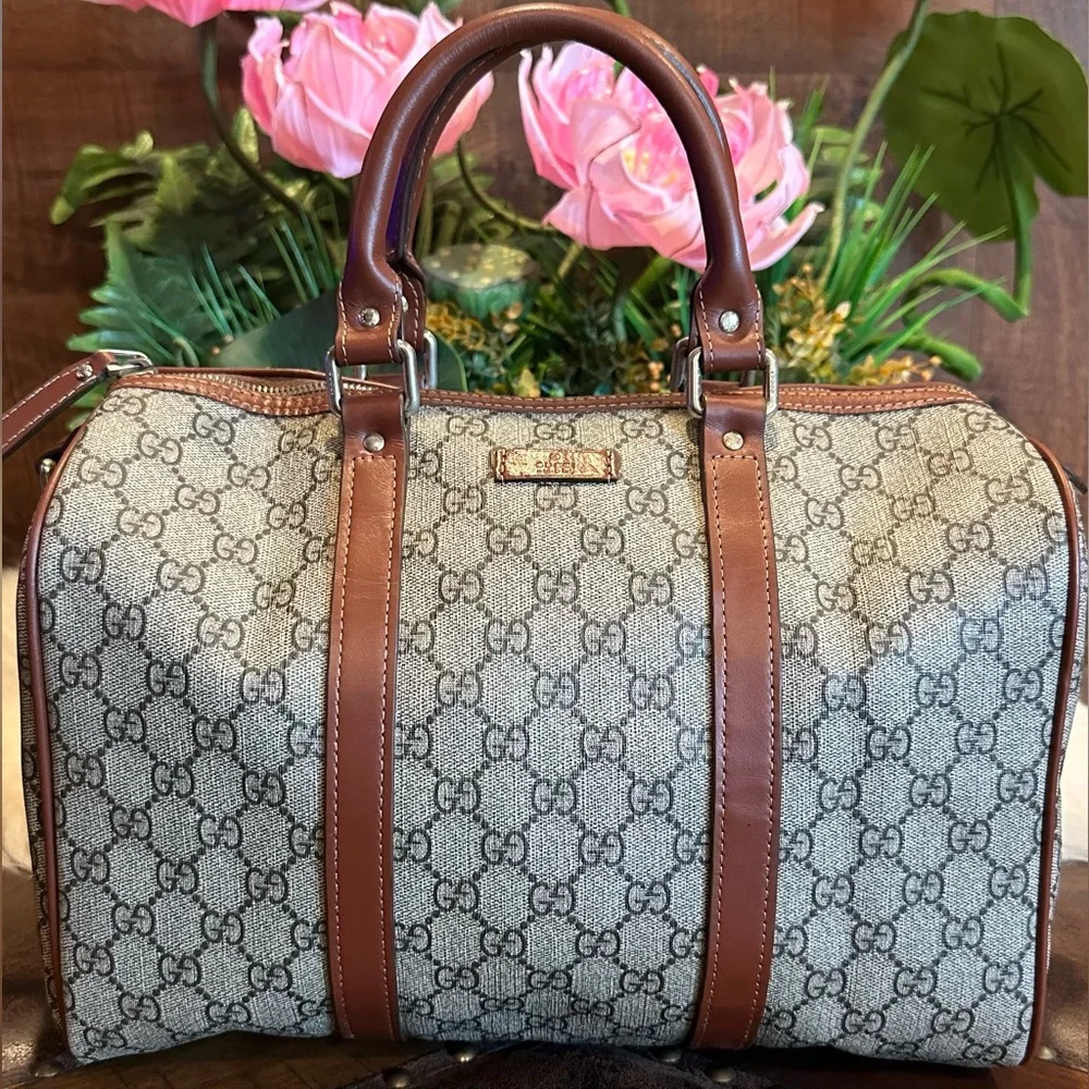 Gucci GG Coated Canvas Boston Bag - Picture 1 of 17